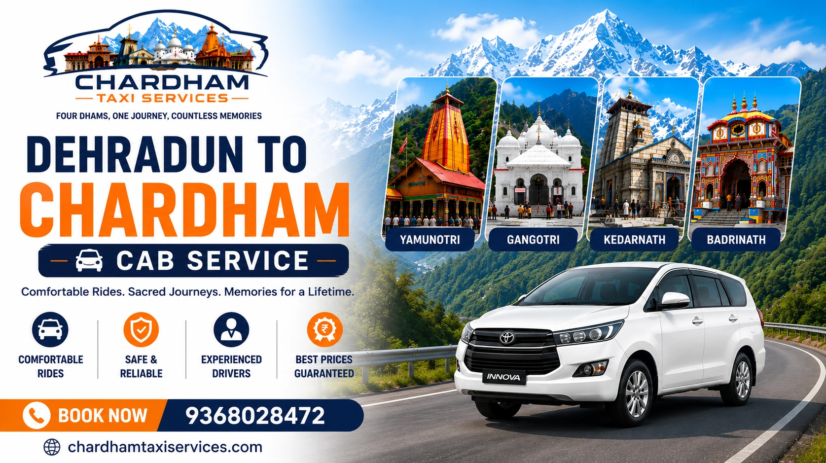 Char Dham Yatra package from Dehradun