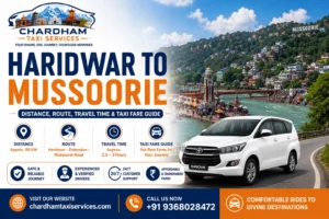 Haridwar to Mussoorie Distance by road