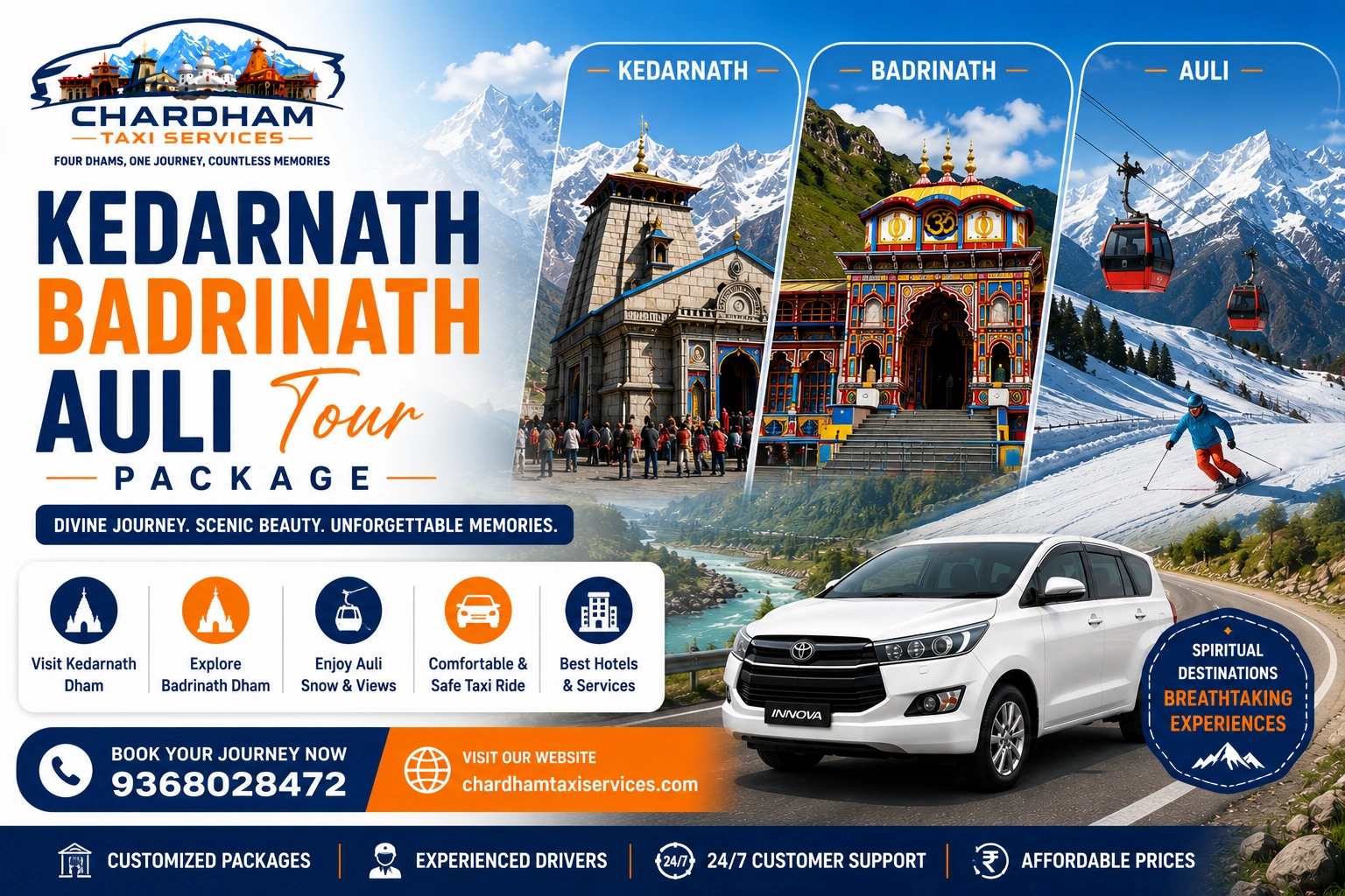Gangotri Yamunotri Auli tour package extension