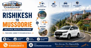 rishikesh to mussoorie distance by road