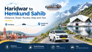 Haridwar to Hemkund Sahib Distance