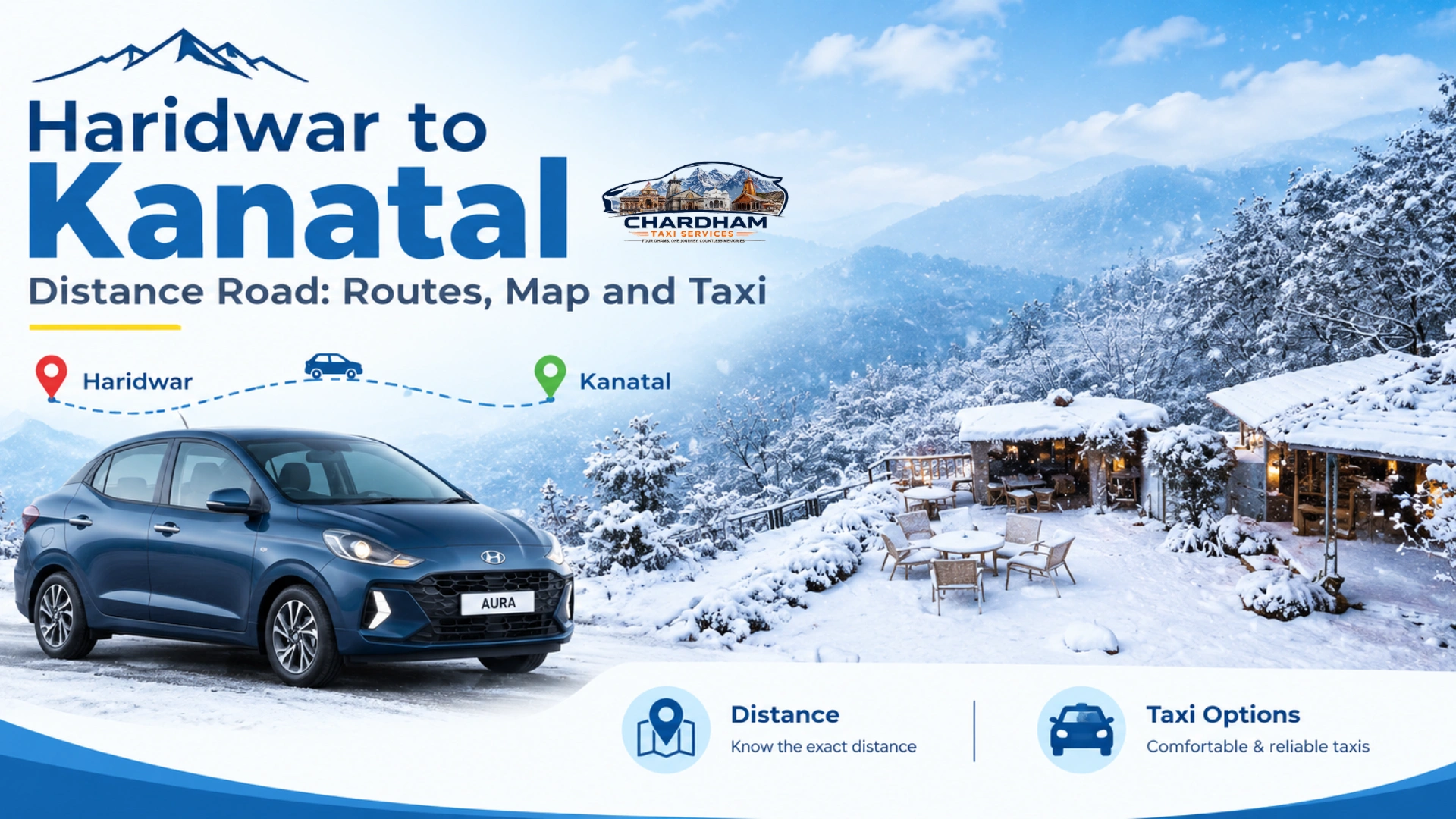 How to reach kanatal from haridwar