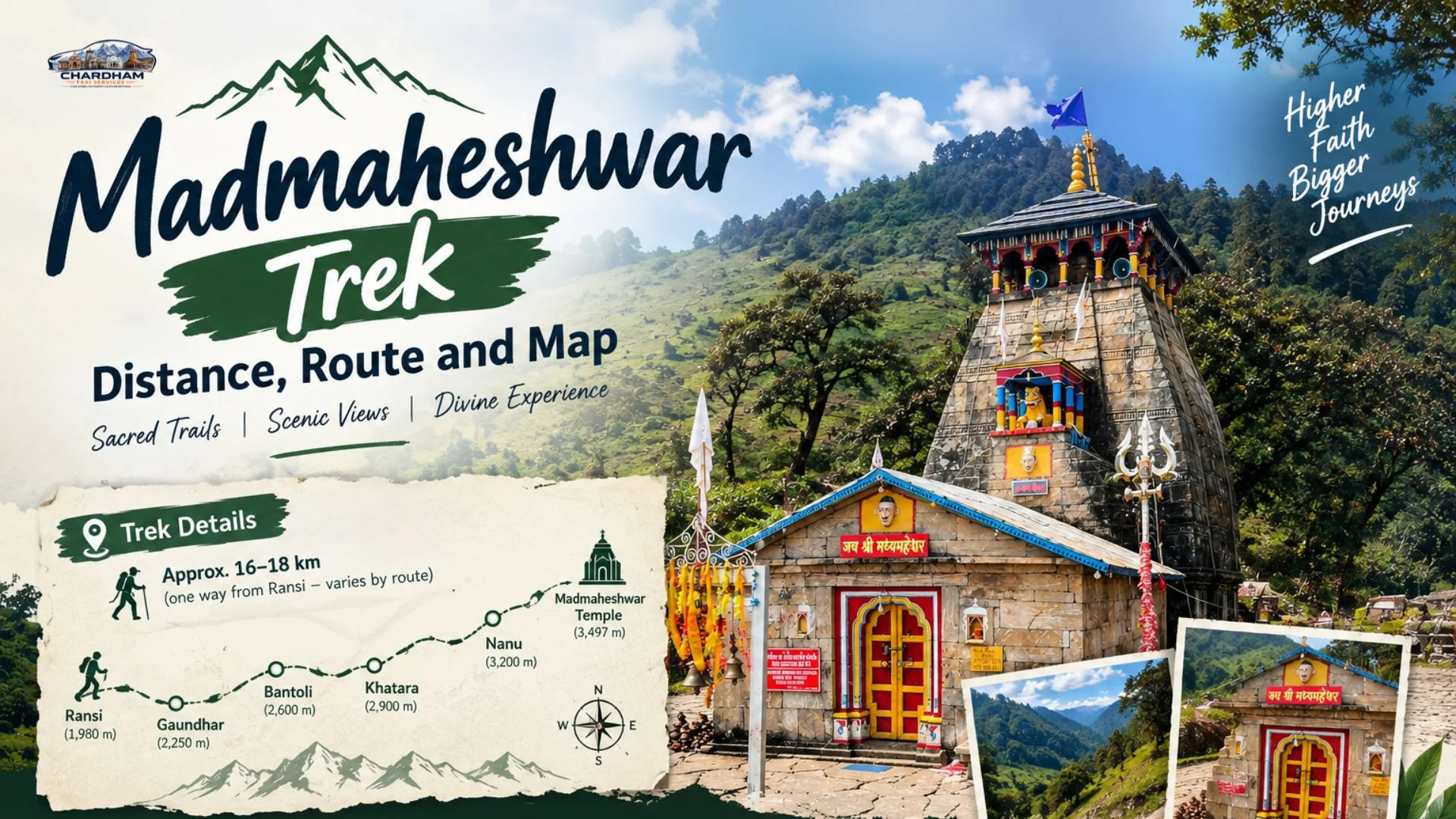madhyamaheshwar trek distance