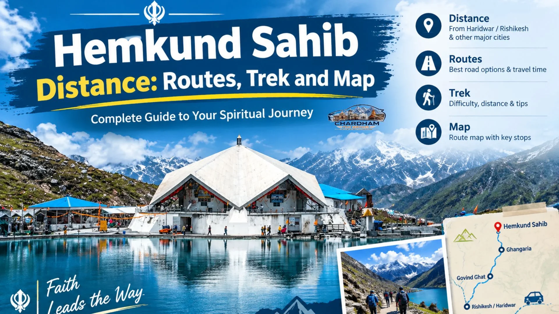 Hemkund Sahib Distance: Routes, Trek and Map