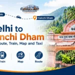 distance from kanchi dham to delhi