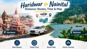 how to rech nainital from haridwar